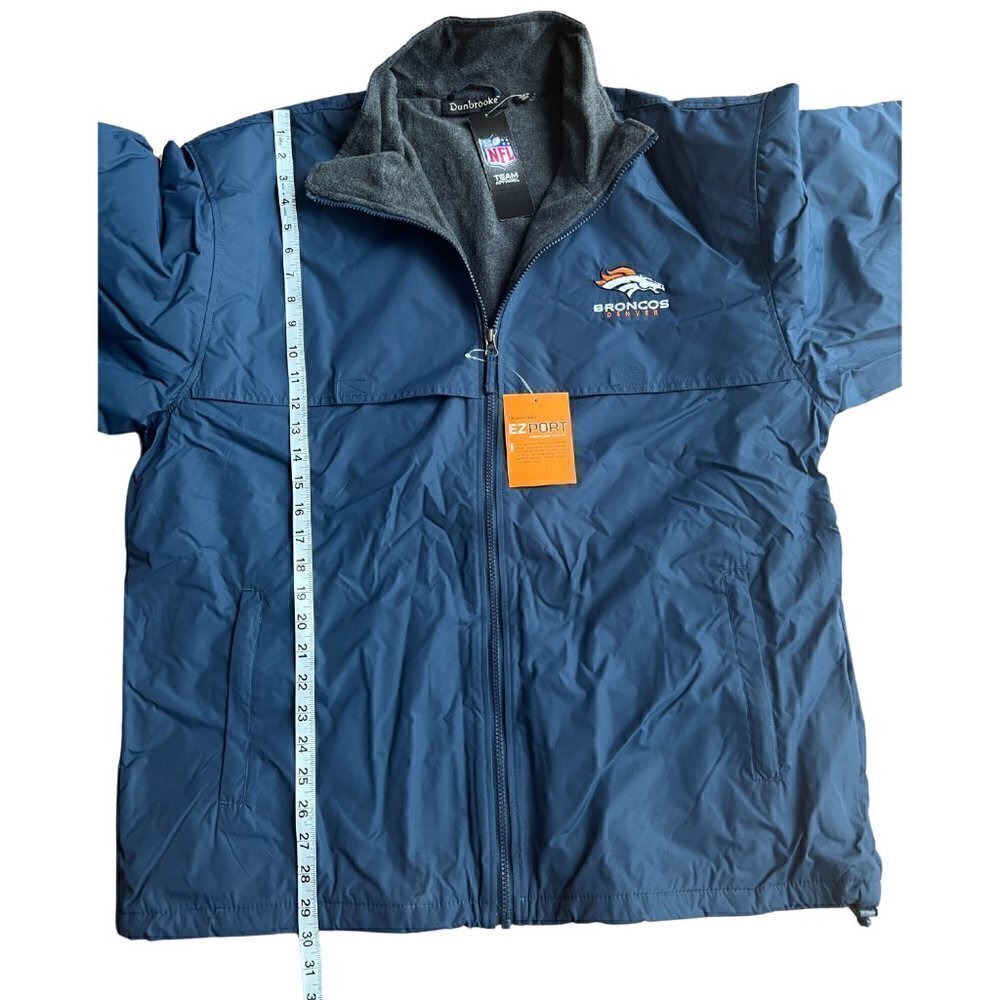 Denver Bronco's Men's Dunbrooke EzPort Lined Coat, Large - Picture 5 of 10